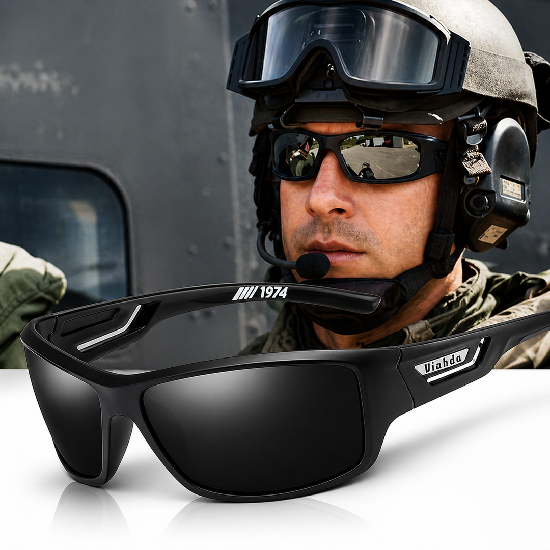 Aviator Polarized Men Sunglasses UV Protection Military Style