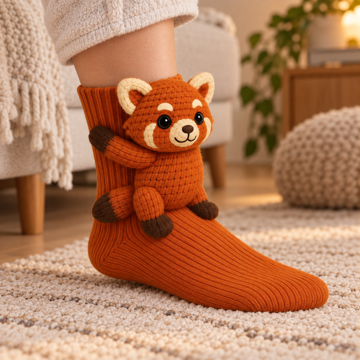 Cosy Animal Slipper Socks Unisex Warm Winter House Socks