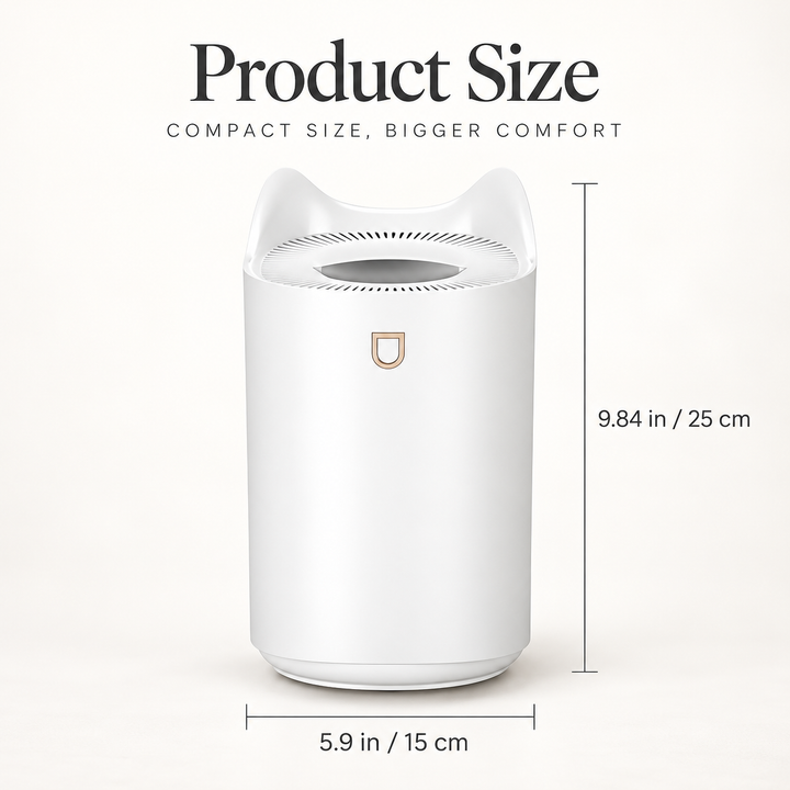 3000ml Ultrasonic Humidifier Cool Mist for Bedroom Home Baby