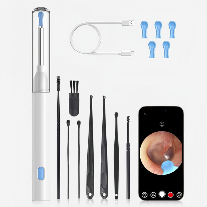 Ear Wax Removal Kit Ear Cleaner Tool Set with Scoop and Spiral Picks