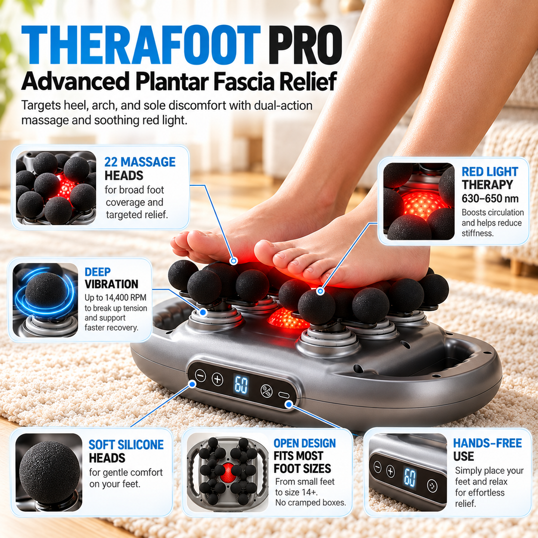 Foot Massager for Plantar Fasciitis Heel and Arch Pain Relief