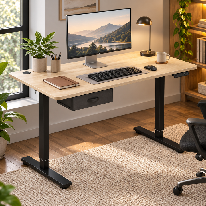 Electric Standing Desk Height Adjustable Sit Stand Desk Home Office