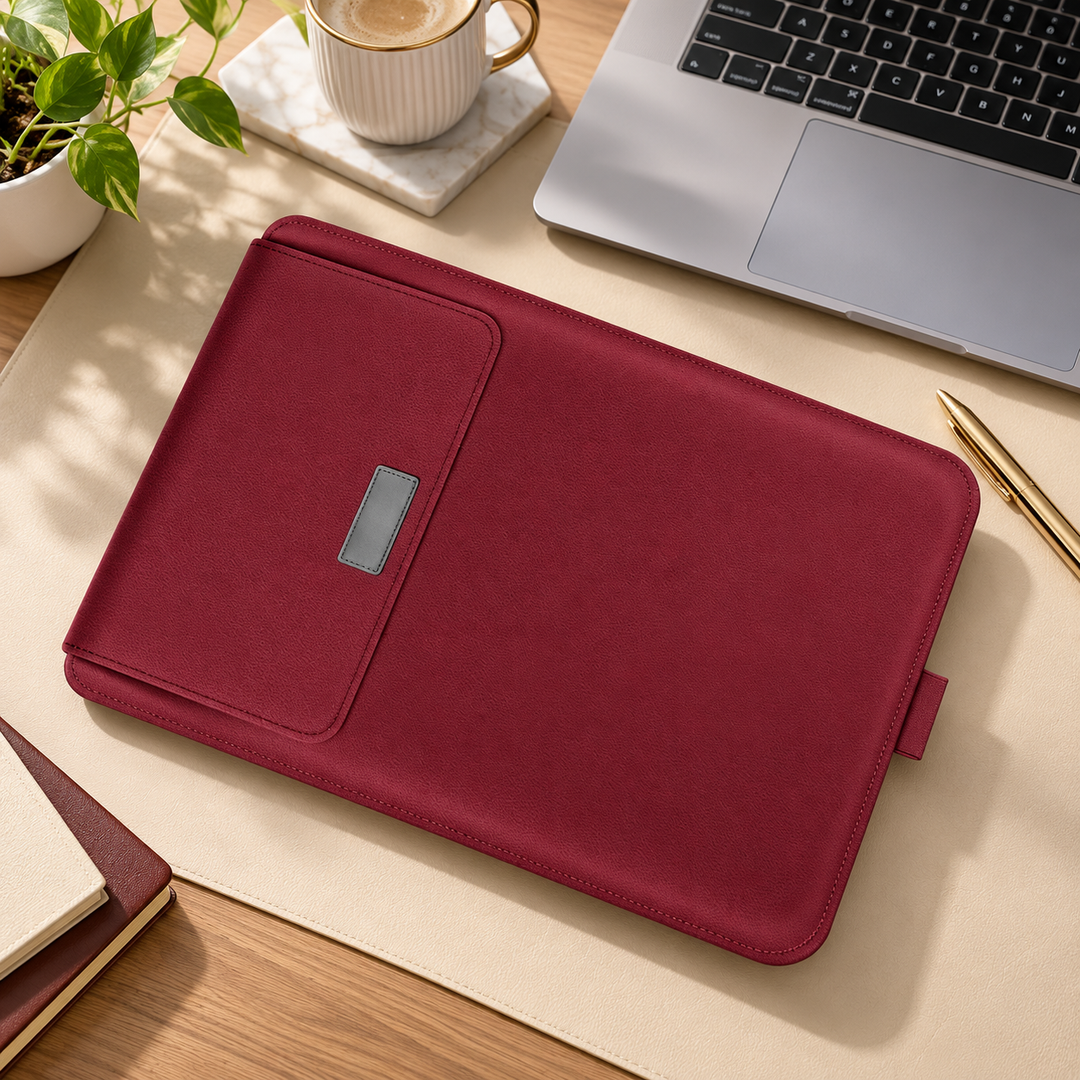 4 in 1 Laptop Sleeve Slim Protective Case with Stand Pocket