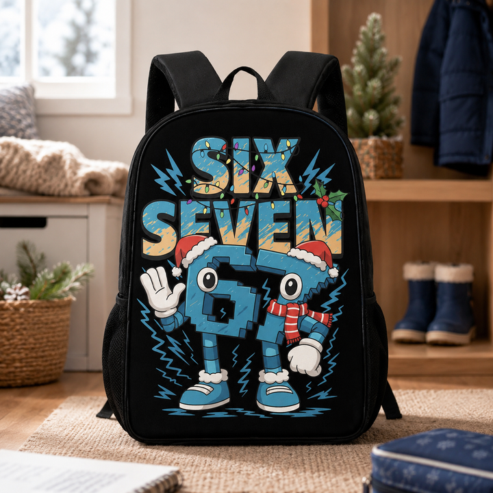 Six Seven 67 Kids Lightweight 16 Inch School Backpack