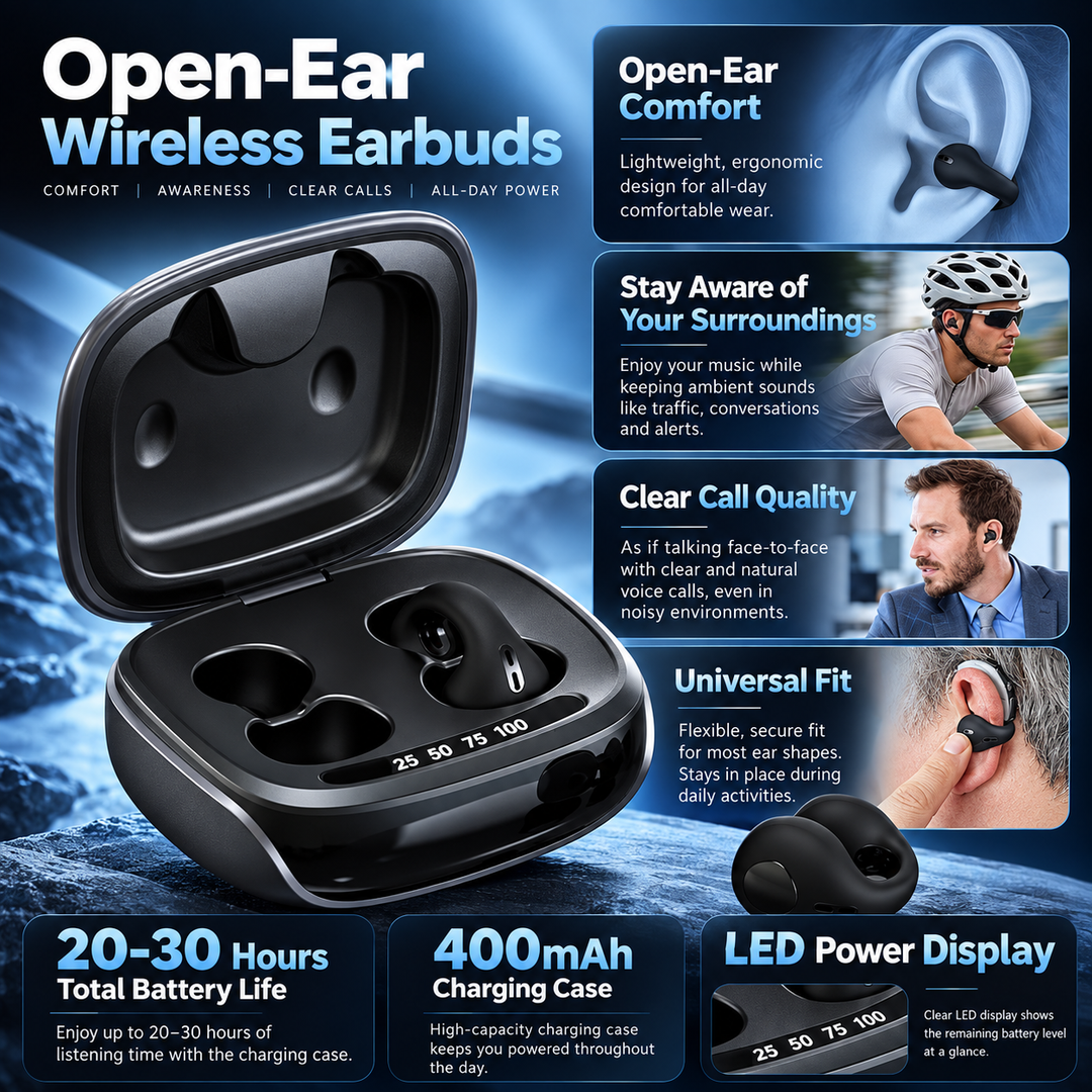 Waterproof Running Earphones Wireless Bluetooth Sport Ear Hooks