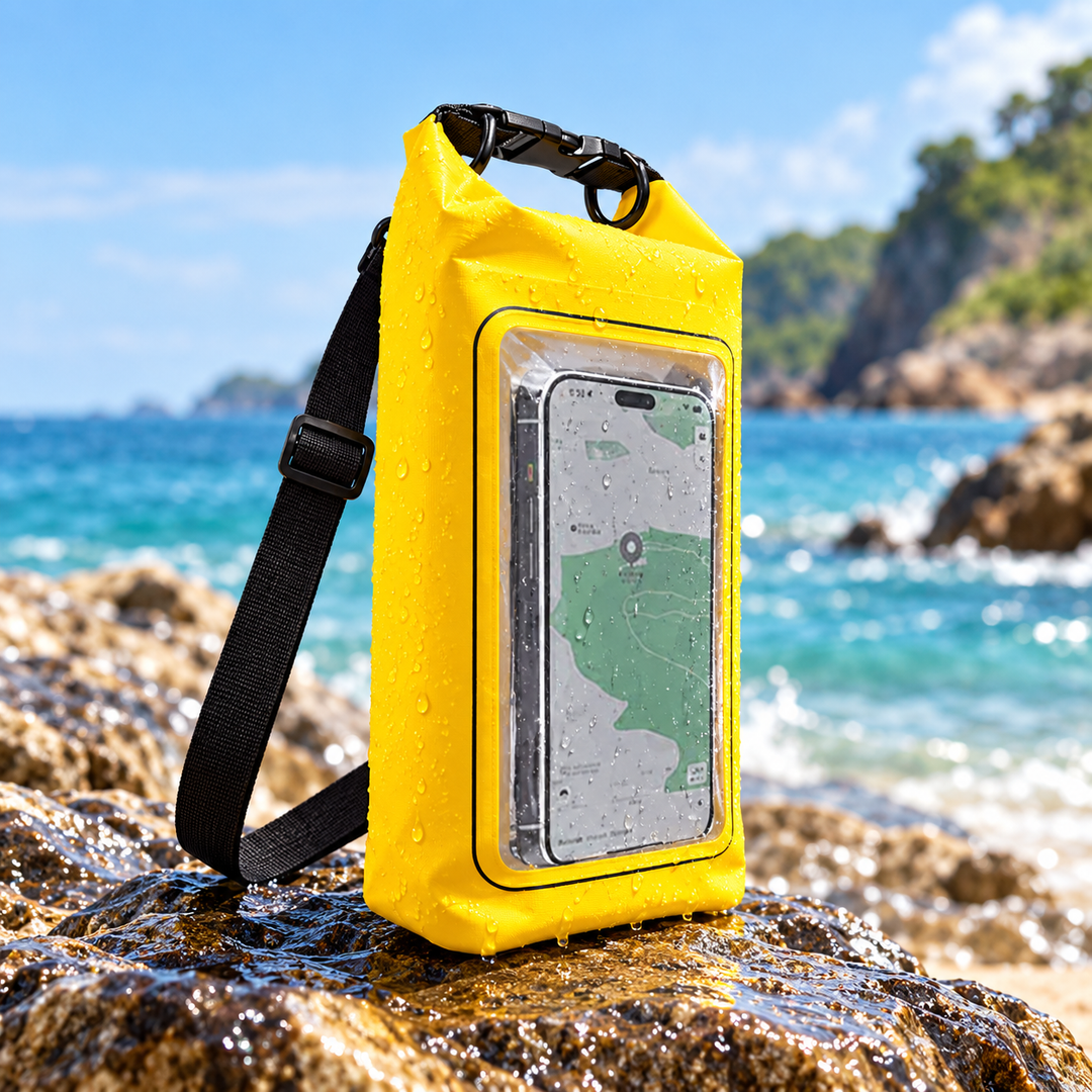 Waterproof Phone Pouch Universal Dry Bag for Smartphones 7 Inch