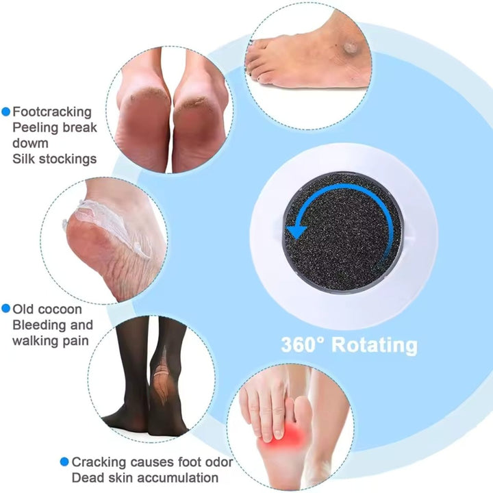 Electric Foot Grinder Pedicure Callus Remover Tool Electric Callus Grinder