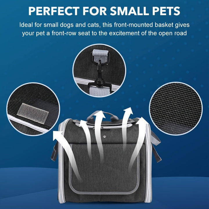 Expandable Pet Carrier Bike Basket