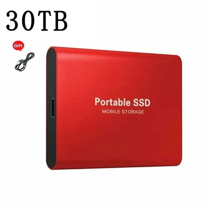 External Portable Solid State Drive SSD Storage Device Multiple Capacities