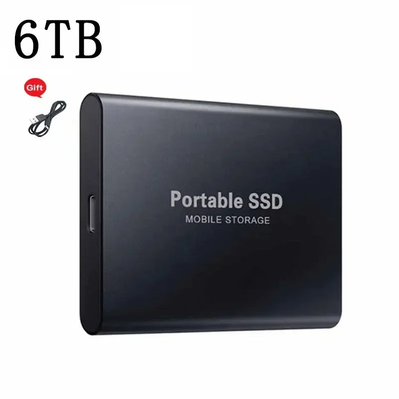 External Portable Solid State Drive SSD Storage Device Multiple Capacities