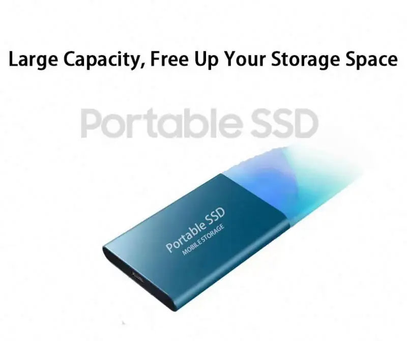 External Portable Solid State Drive SSD Storage Device Multiple Capacities