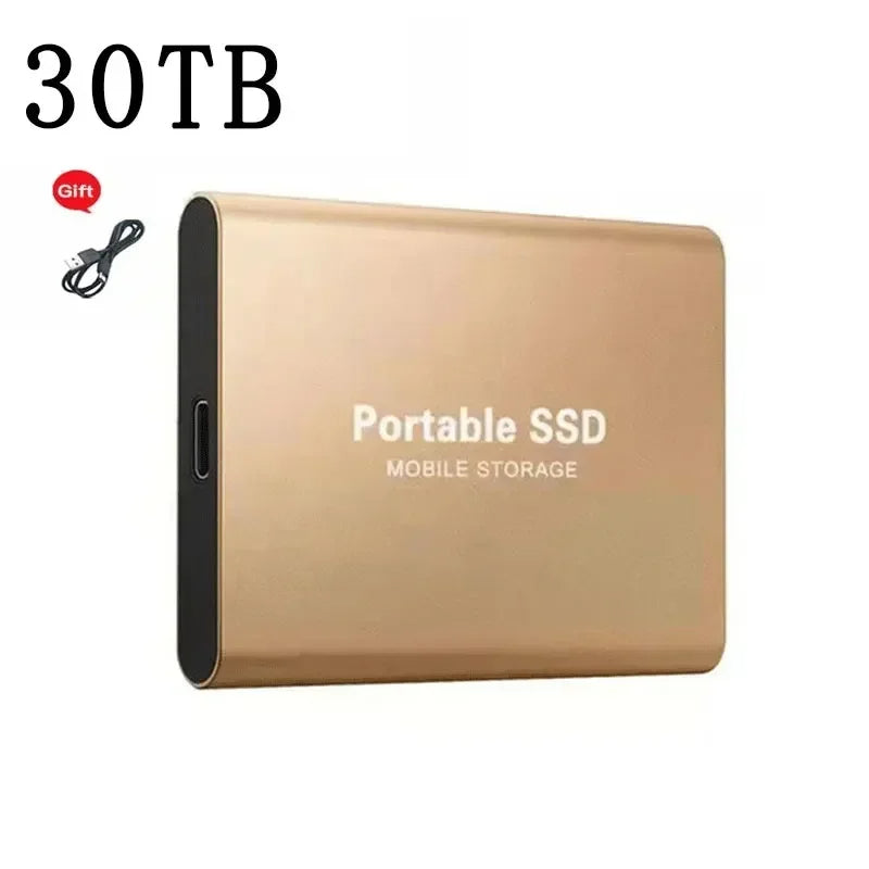 External Portable Solid State Drive SSD Storage Device Multiple Capacities