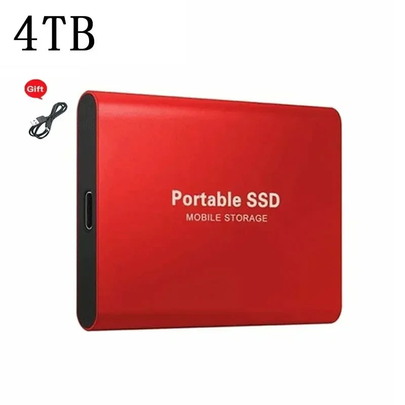 External Portable Solid State Drive SSD Storage Device Multiple Capacities