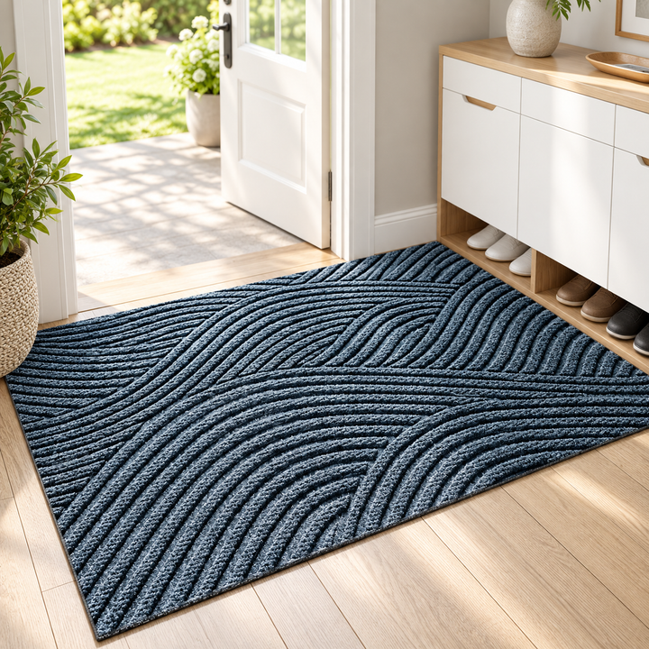 Non Slip Door Mat Indoor Outdoor Heavy Duty Dirt Trap Mat