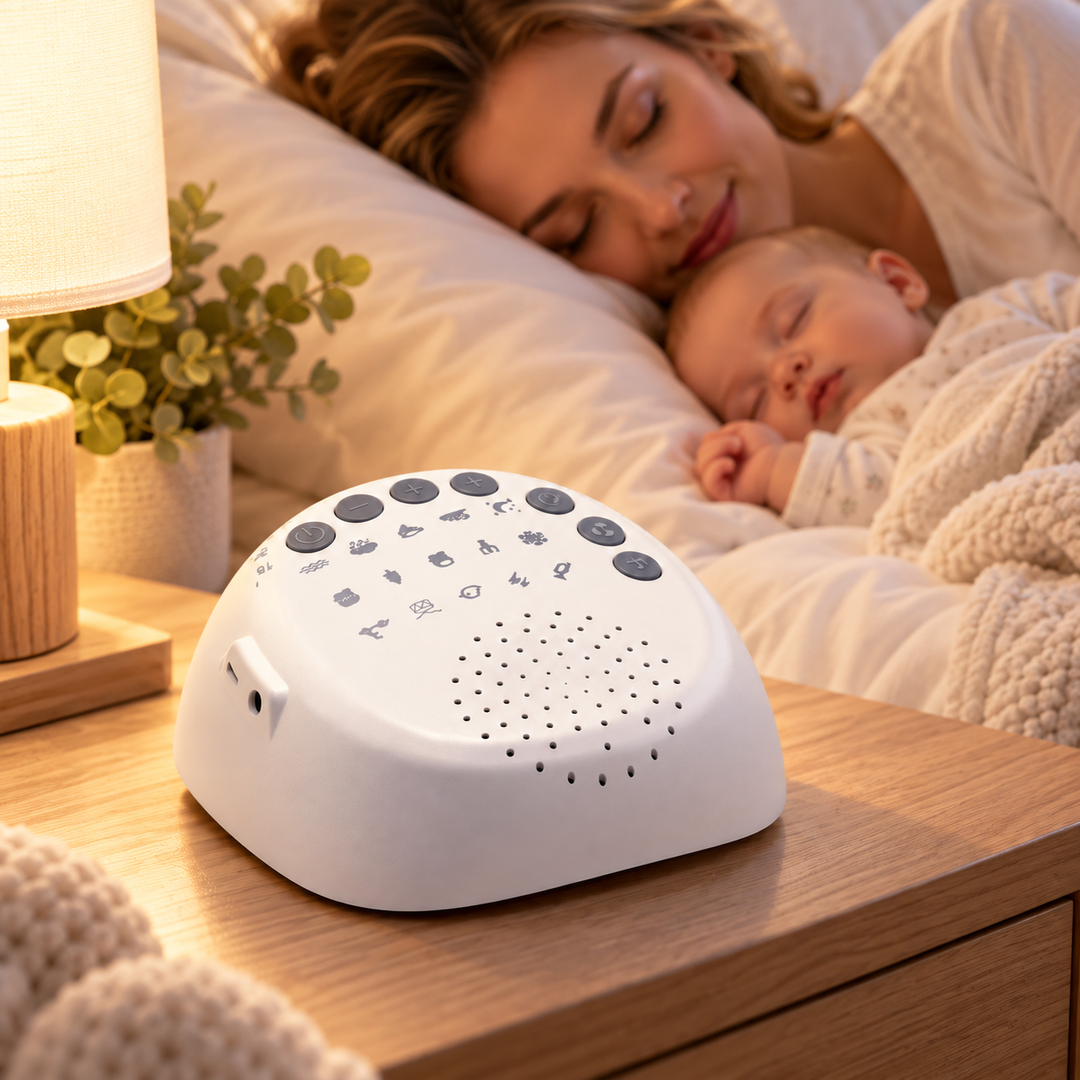White Noise Machine Sleep Sound Machine with Timer for Baby