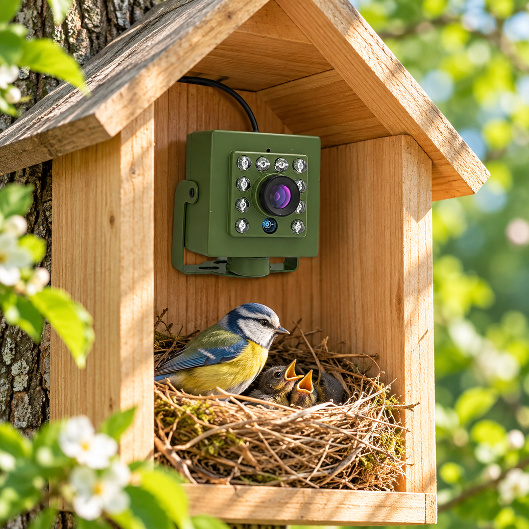 Bird Box Camera WiFi Waterproof Outdoor Wildlife Nest Camera