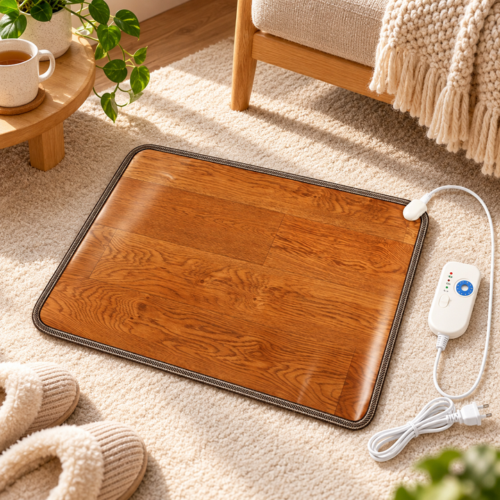 Heated Foot Warmer Mat Electric Under Desk Heating Pad