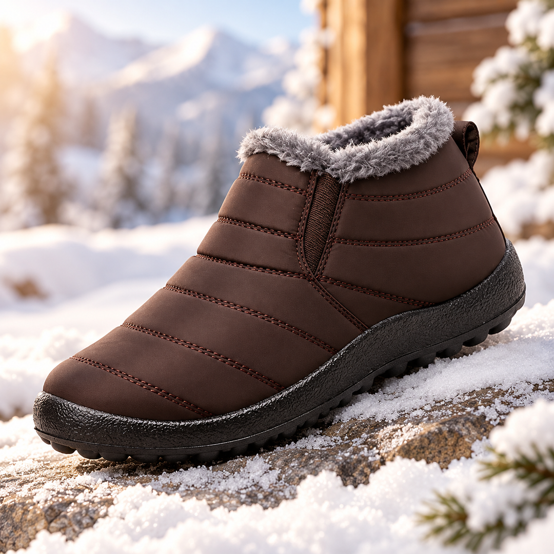 Mens Winter House Slippers Warm Waterproof Indoor Boot Slippers