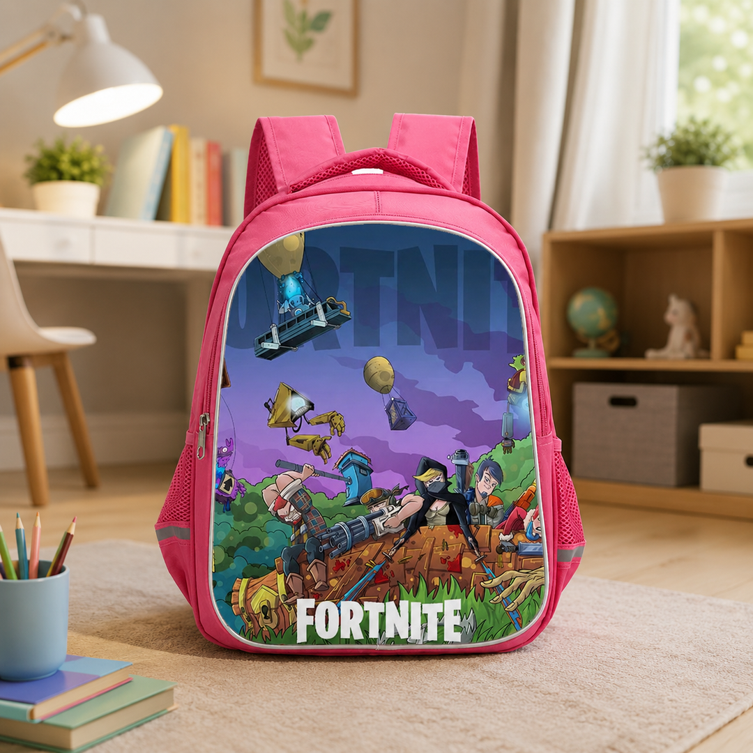 Gaming Character School Backpack 16 Inch Kids Boys Girls Cartoon Ages 5-8