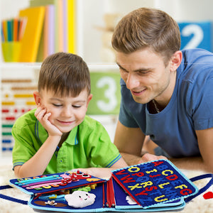Montessori Busy Board Educational Activity Learning Toy Board