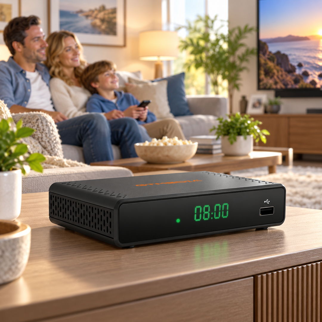 Freeview Recorder Box HD TV Receiver with Built In Free Channels