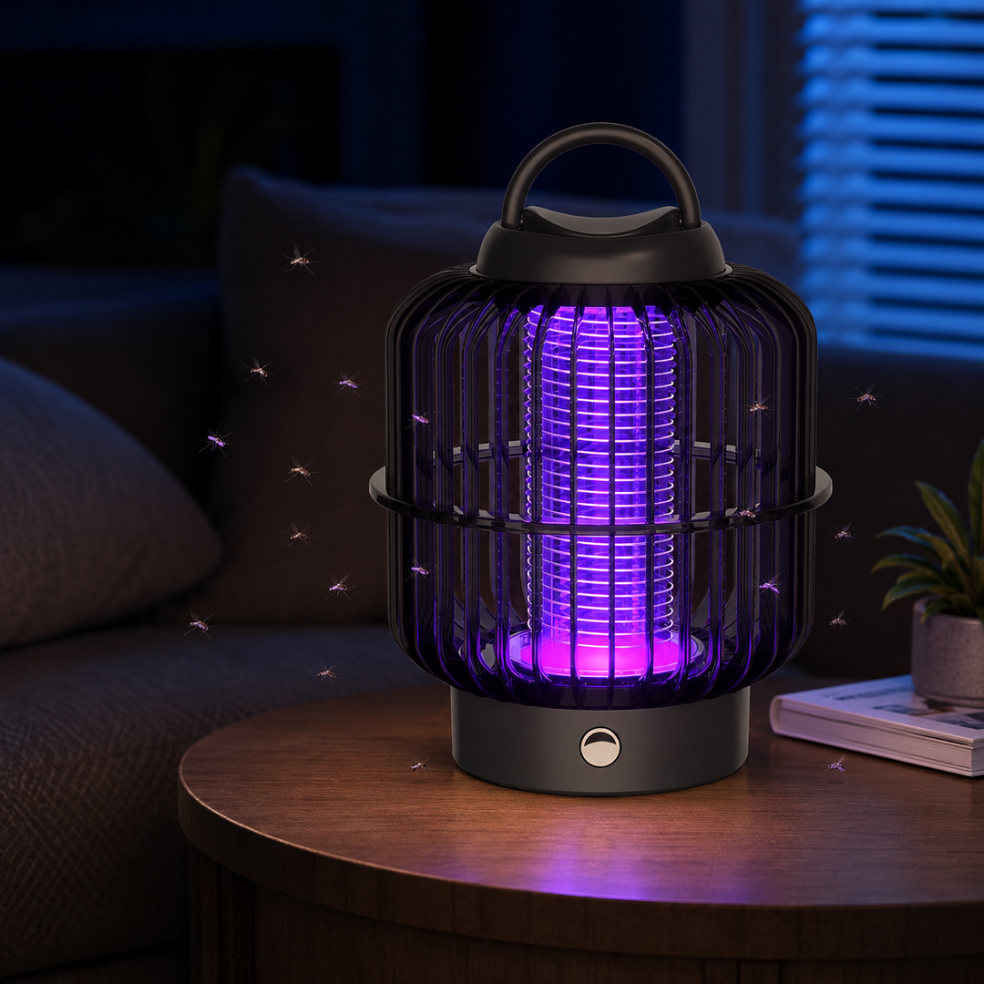 Solar Mosquito Killer Lamp Outdoor USB Rechargeable Insect Trap