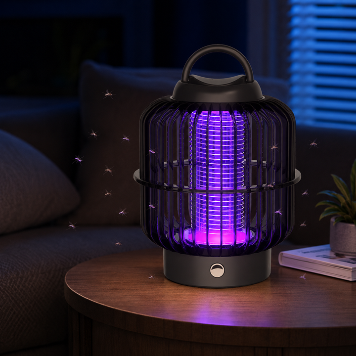 Solar Mosquito Killer Lamp Outdoor USB Rechargeable Insect Trap