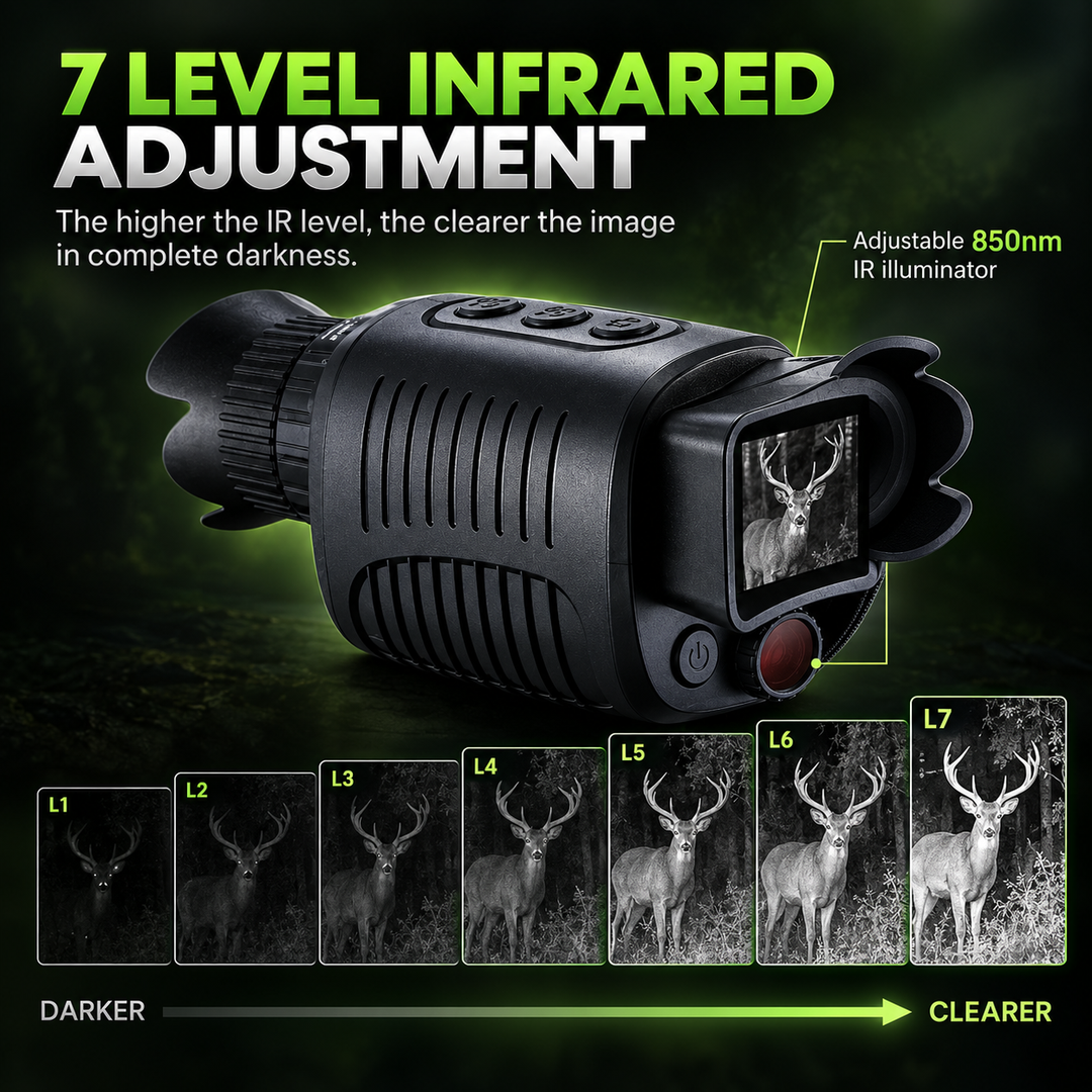 2K Thermal Imaging Camera Night Vision Handheld Infrared Device