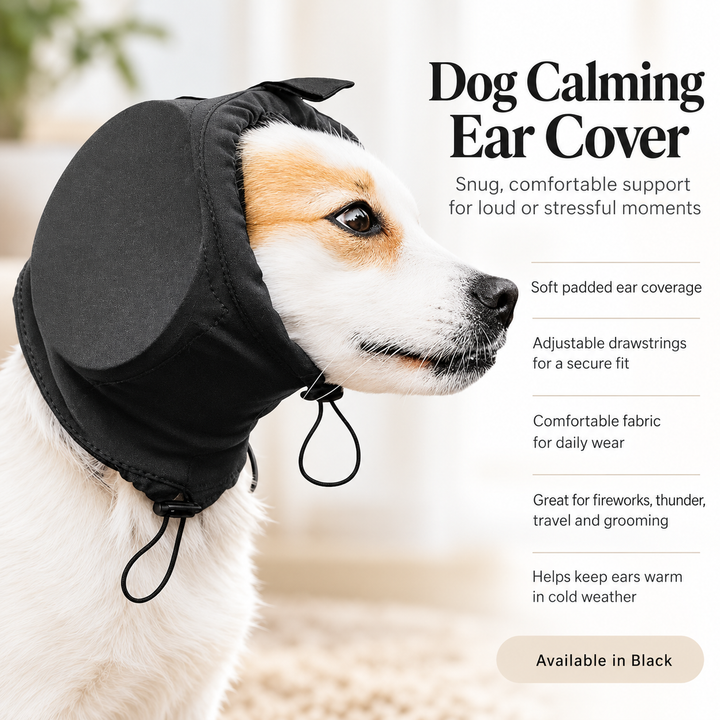 Noise Suppressing Dog Ear Protectors for Fireworks Anxiety