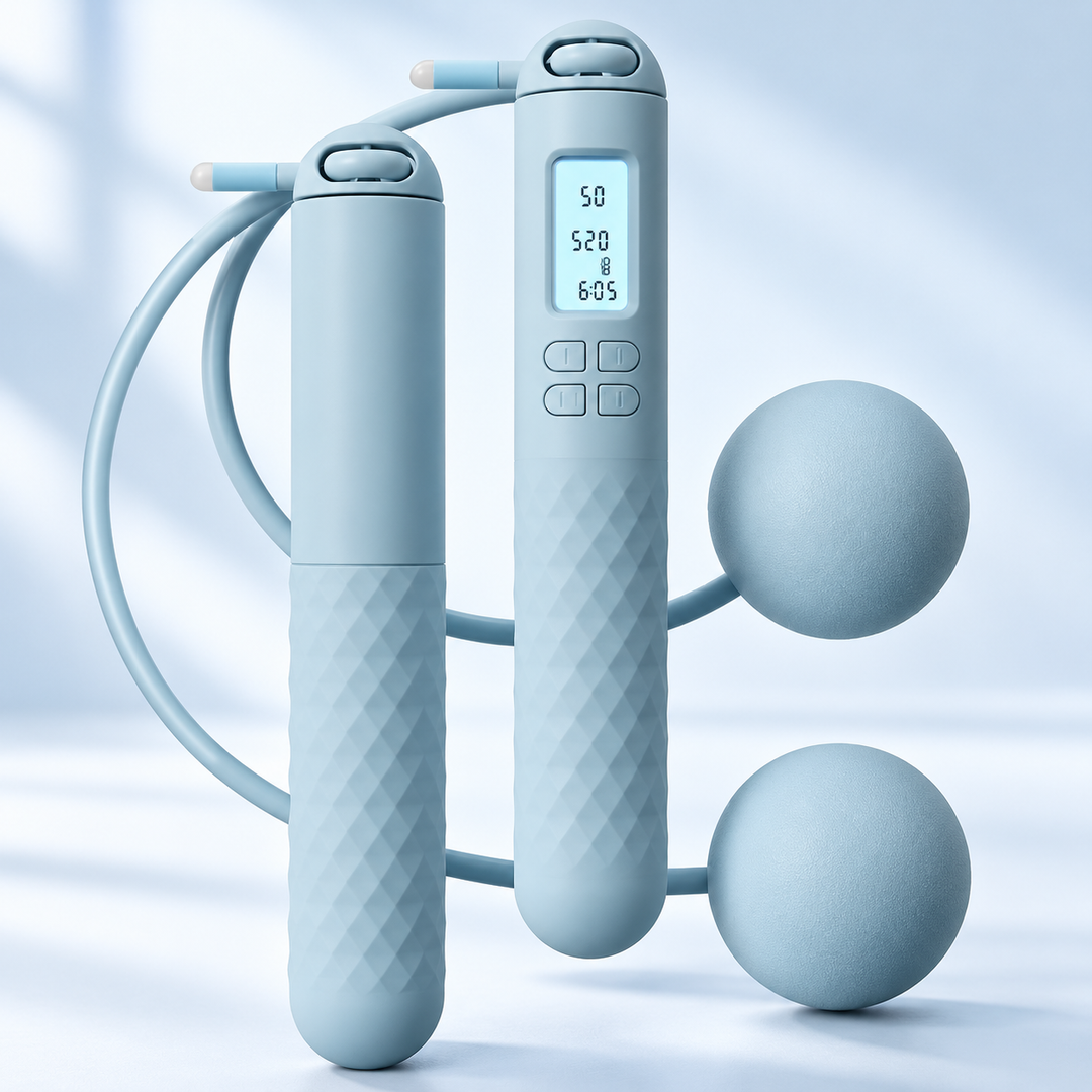 Weighted Cordless Jump Rope with Counter Tangle Free Skipping