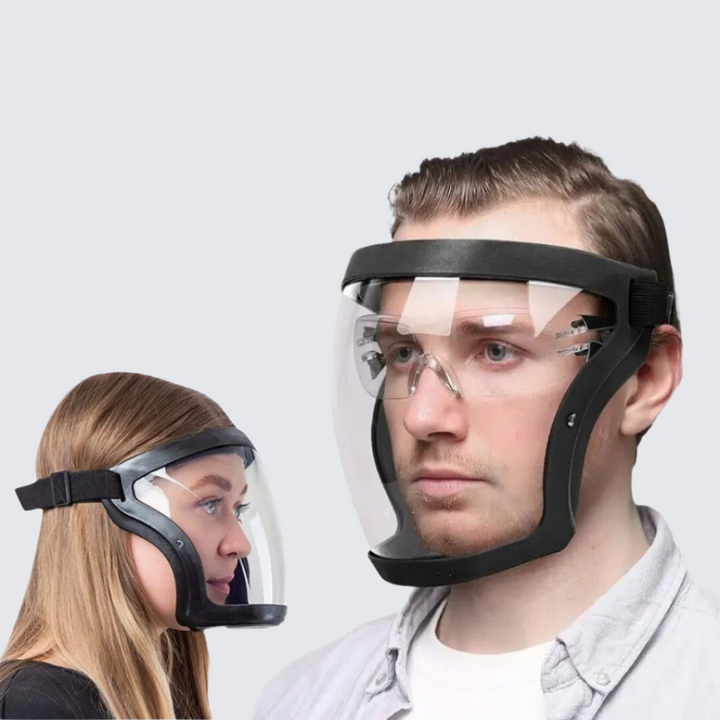 Face Shield Full Coverage Protective Visor Dust Mist Guard
