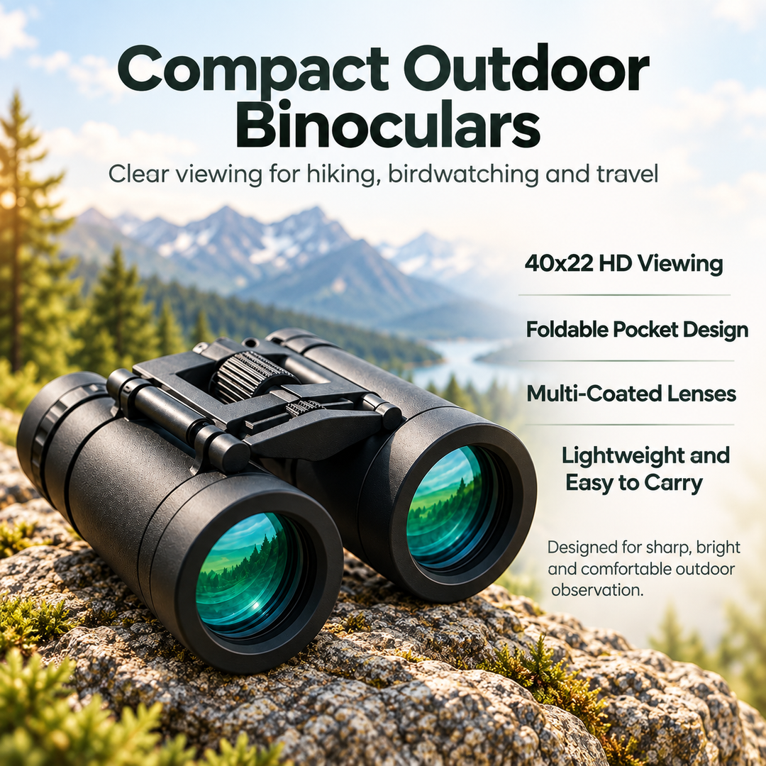 HD 40x22 Binoculars Compact Long Distance for Adults