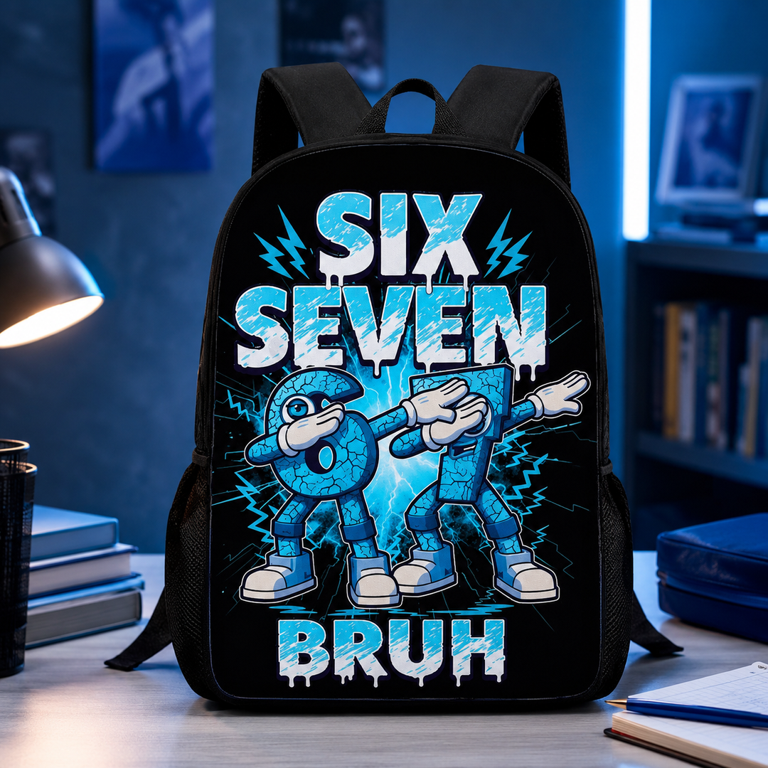 Six Seven 67 Kids Lightweight 16 Inch School Backpack