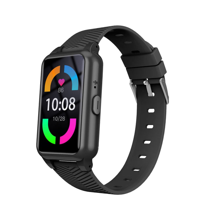 GPS Smartwatch Senior Safety Fall Detection Circular Wrist Watch