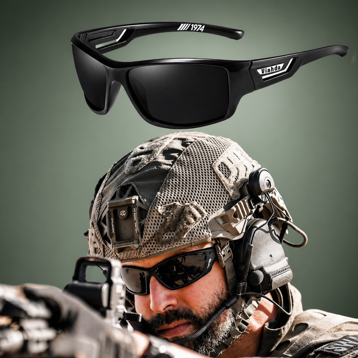 Aviator Polarized Men Sunglasses UV Protection Military Style
