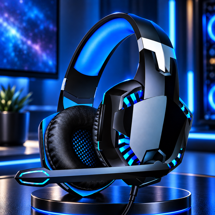Gaming Headphones Over Ear Stereo Headset Mic for PC PS Xbox