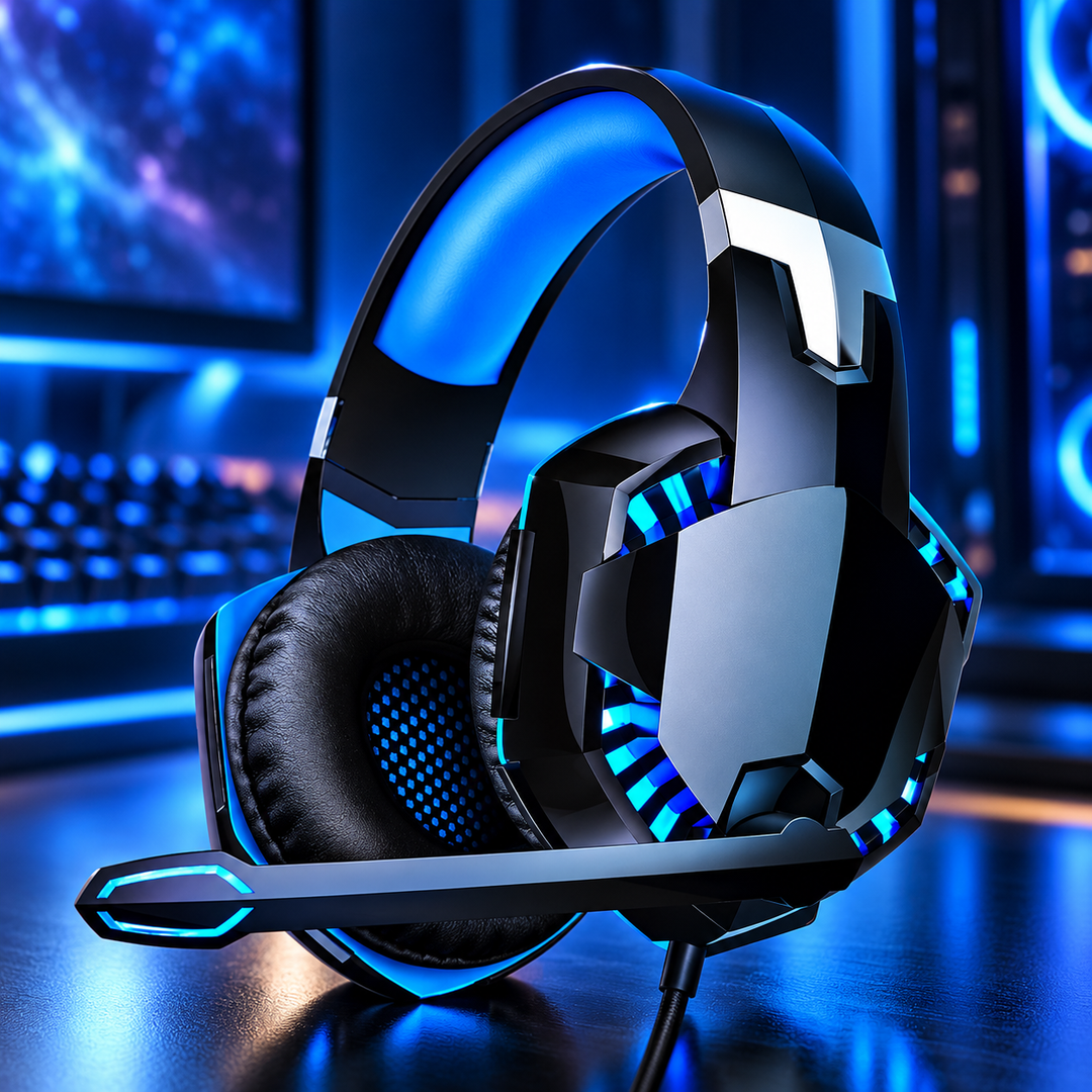 Gaming Headphones Over Ear Stereo Headset Mic for PC PS Xbox