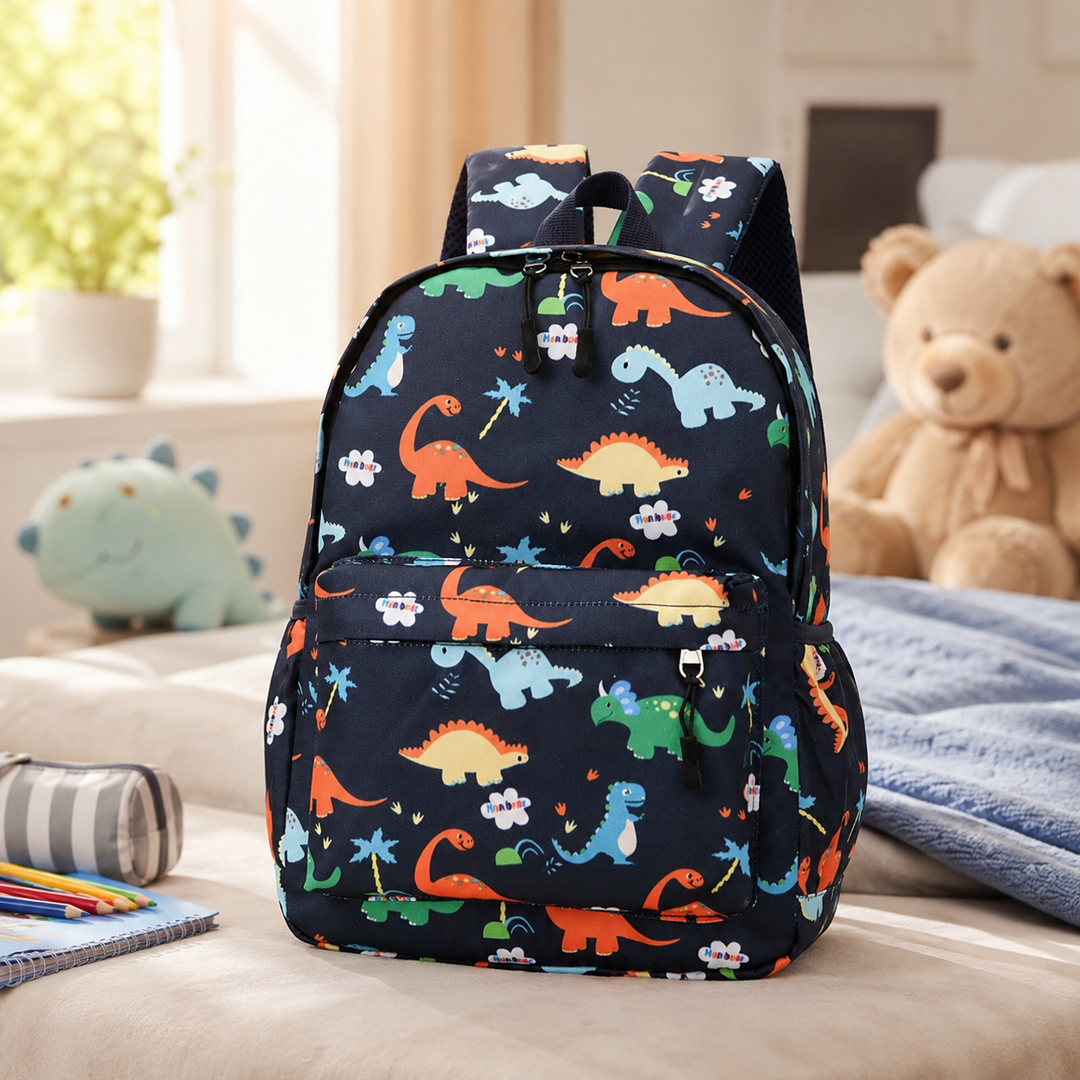 Kids Dinosaur Kindergarten School Backpack Ages 3-7
