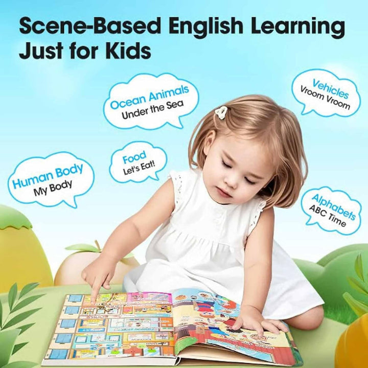 Interactive Alphabet Book Learning Toy for Phonics Education