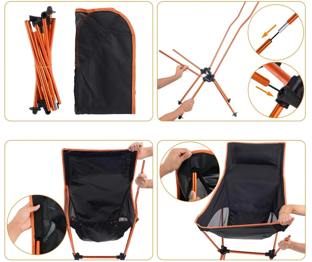 Folding Camping Chair Portable Outdoor Folding Seat Chair