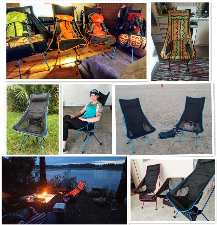 Folding Camping Chair Portable Outdoor Folding Seat Chair