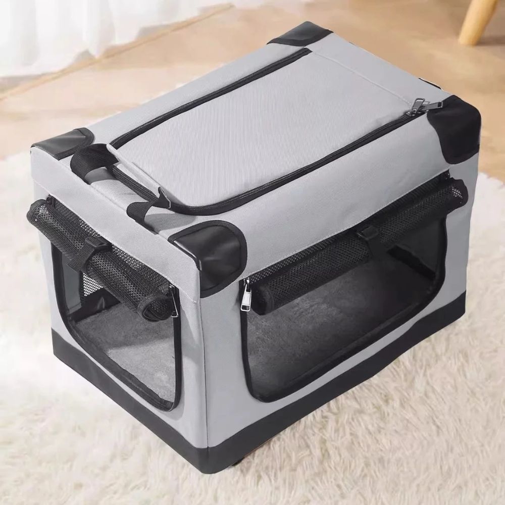Folding Portable Dog Crate Kennel Pet Carrier