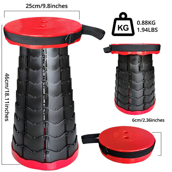 Folding Portable Collapsible Outdoor Camping Stool Chair Seat