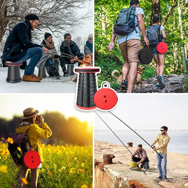 Folding Portable Collapsible Outdoor Camping Stool Chair Seat