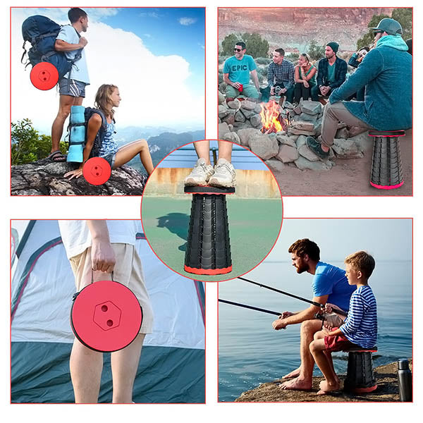 Folding Portable Collapsible Outdoor Camping Stool Chair Seat