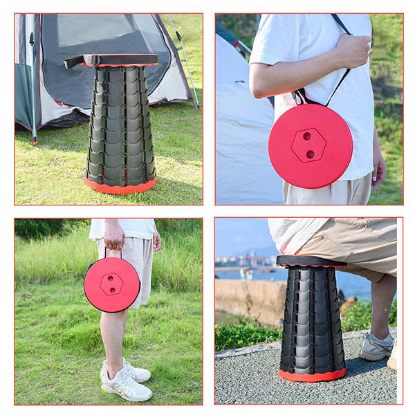 Folding Portable Collapsible Outdoor Camping Stool Chair Seat