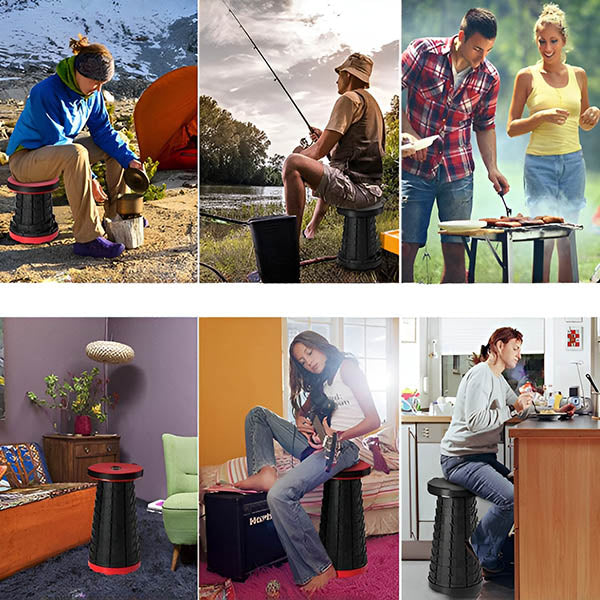 Folding Portable Collapsible Outdoor Camping Stool Chair Seat