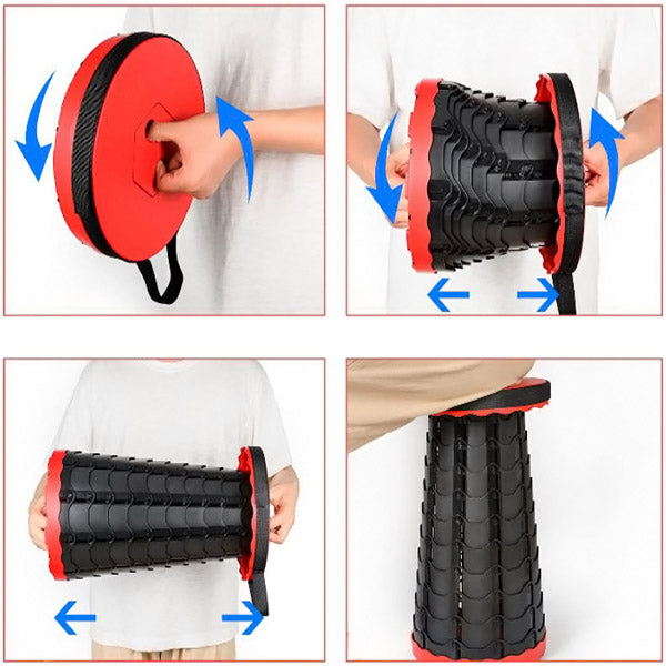 Folding Portable Collapsible Outdoor Camping Stool Chair Seat