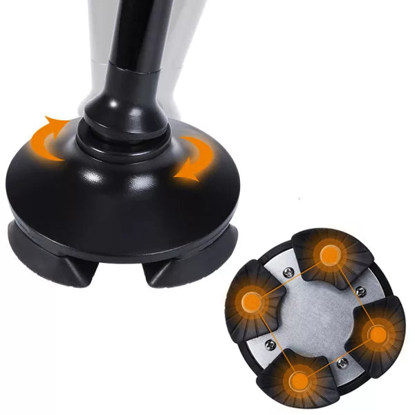 Folding Walking Cane with Built-in LED Light Stick