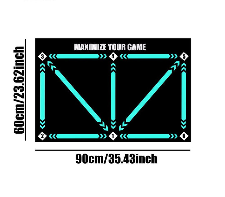 Football Training Rectangular Exercise Floor Mat